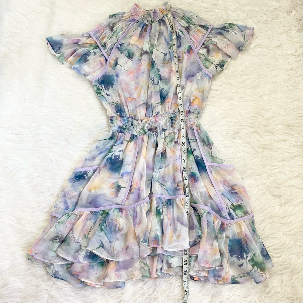MISA LOS ÁNGELES Ella Abstract Watercolor Dress - Picture 3 of 5